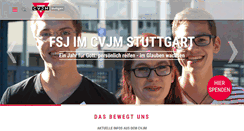 Desktop Screenshot of cvjm-stuttgart.de
